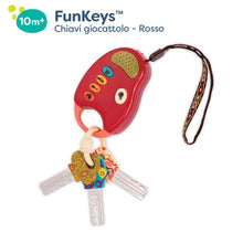Carica l'immagine nel visualizzatore di Gallery, B. toys FunKeys Chiavi Auto Giocattolo interattive con luci e Suoni, Rosso