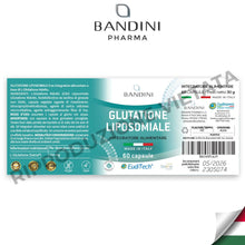 Carica l'immagine nel visualizzatore di Gallery, Bandini® Glutatione Liposomiale 60 Capsule | 250mg L-Glutatione Setria