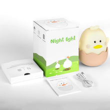 Carica l'immagine nel visualizzatore di Gallery, Luce Notturna per Bambini in Silicone, Luce Notturna Ricaricabile Tramite USB, Luce Notturna per Bambini con Funzione To