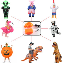 Carica l'immagine nel visualizzatore di Gallery, JASHKE Accessori per Costumi Gonfiabili Includono Pompa Dell'Aria e Custodia Batterie per Costumi Gonfiabili