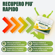Carica l'immagine nel visualizzatore di Gallery, Arnica Gel Forte 98% Arnica per Cavalli Uso Umano Con Artiglio del Diavolo