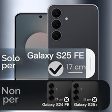 Carica l'immagine nel visualizzatore di Gallery, JETech Cover Slim per Samsung Galaxy S25 FE, Nero