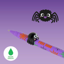 Carica l'immagine nel visualizzatore di Gallery, Legami - Penna Gel Lovely Friends Colorata Halloween 2025, Animaletto Decorativo Removibile e Ricombinabile, Penna Ricaricabile, Inchiostro verde