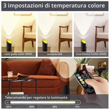 Carica l'immagine nel visualizzatore di Gallery, Adiwo Faretto LED da Pavimento, 1 PCS Luci da Terra a LED, Dimmerabile, per Illuminazione d'Accento (Nero)
