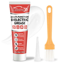 Carica l'immagine nel visualizzatore di Gallery, AstraVox Grasso Al Silicone Con Pennello, Grasso Dielettrico Per Connettori Elettrici, Candele, O-Ring, Automotive, Naut