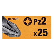 Carica l'immagine nel visualizzatore di Gallery, DEWALT Set inserti avvitatore da 25 mm, 25 pezzi, TOUGHCASE+, DT71521-QZ