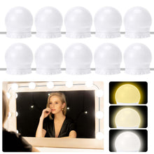 Carica l'immagine nel visualizzatore di Gallery, Auauraintt 10 luci LED per specchio dimmerabili Hollywood