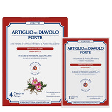 Carica l'immagine nel visualizzatore di Gallery, Erboristeria Magentina Artiglio del Diavolo Forte 4 Cerotti - Effetto Caldo - Particolarmente Indicato in Caso di Dolori