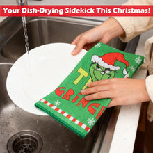 Carica l'immagine nel visualizzatore di Gallery, Szhhrxi Set di 3 Strofinacci da Cucina Natalizi - Asciugamani Cucina Resistenti, Canovacci da Cucina (40x60 cm) - Idee Regalo Natale 2025, Sottopiatti Decorazioni Tavola