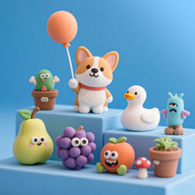 Carica l'immagine nel visualizzatore di Gallery, 48 colori, pasta da modellare autoasciugante, plastilina asciugatura dell'aria, regalo per ragazzi e ragazze dai 3 ai 12