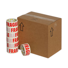 Carica l'immagine nel visualizzatore di Gallery, Terryshop74 6 Rotoli Nastro adesivo Silenzioso imballaggio trasporto 50mm x 66 metri per Imballaggi e magazzino, resiste