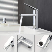 Carica l'immagine nel visualizzatore di Gallery, GRIFEMA Lyon, Miscelatore Lavabo, Rubinetto Monocomando per Bagno, Cromo [Exclusiva Amazon] [Esclusiva Amazon]