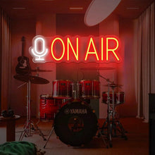 Carica l'immagine nel visualizzatore di Gallery, On Air - Targa al neon a LED per Podcast Studio Streaming Cool LED