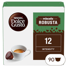 Carica l'immagine nel visualizzatore di Gallery, NESCAFÉ DOLCE GUSTO Miscela Robusta Caffè Espresso, 3 confezioni da 30 Capsule (90 Capsule Compatibili Nescafé Dolce Gusto)