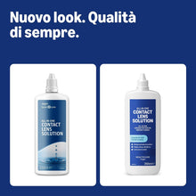 Carica l'immagine nel visualizzatore di Gallery, Healthcare by Amazon Soluzione tutto-in-uno per lenti a contatto morbide – Bio-tollerabile per occhi sensibili, 2 x 250 ml (compatibile con cassetta della posta)