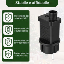 Carica l'immagine nel visualizzatore di Gallery, URAQT 31V 6W Spina Trasformatore, IP44 Trasformatore LED Adattatore Alimentatore, Driver LED a Bassa Tensione, 8 modalit