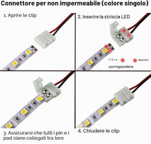 Carica l'immagine nel visualizzatore di Gallery, 40Pcs Connettori Striscia Led Set,Strisce luminose a forma L 2pin,Connettori a T,Connettori Senza fessure per strisce LE