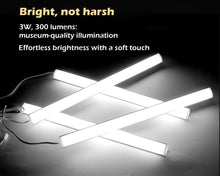 Carica l'immagine nel visualizzatore di Gallery, Cefrank Barre LED a V 4x30cm 6000K con Interruttore per Vetrina