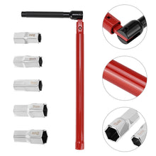 Carica l'immagine nel visualizzatore di Gallery, QWORK® 8-13mm chiave per rubinetto sottolavello regolabili set, chiave per rubinetto con prese intercambiabili, chiave p