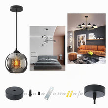 Carica l'immagine nel visualizzatore di Gallery, 2 Pezzi Rosone Lampadario Soffitto, Rosone Soffitto, Rosoni Lampadario in Metallo, Lampada a Baldacchino, Coprifilo per 