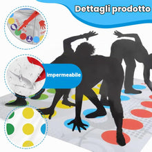 Carica l'immagine nel visualizzatore di Gallery, Twister Gioco Bambini, Twisting Floor Game con Tappetino, Gioco per Bambini e Adulti, per Famiglia Giochi di Abilità e E