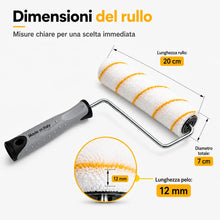 Carica l'immagine nel visualizzatore di Gallery, PENNELLIFICIO 2000 Rullo Professionale Poliammide Larghezza 20cm