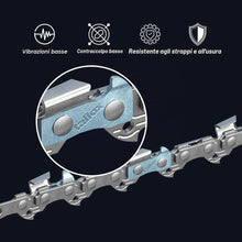 Carica l'immagine nel visualizzatore di Gallery, 3 tallox Catene per motosega 3/8" 1,1 mm 44 maglie guida 30 cm compatibile con Stihl