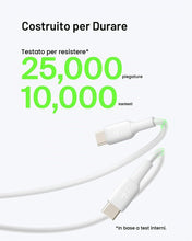 Carica l'immagine nel visualizzatore di Gallery, BELKIN - Pack de 2 cables PVC USB-A vers USB-C blanc 1m
