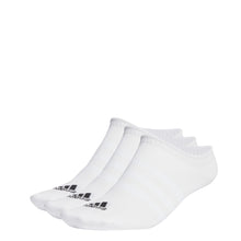 Carica l'immagine nel visualizzatore di Gallery, adidas Unisex - Adulto Thin and Light No-Show Socks 3 Pairs, White / Black, 4.5-6