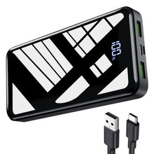 Carica l'immagine nel visualizzatore di Gallery, Power Bank 27000mAh, 22,5W PD20W USB C Power Bank a Ricarica Rapida, Batteria Esterna Portatile con Display LED per Telefoni