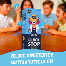 Carica l'immagine nel visualizzatore di Gallery, ATM Gaming QUICKSTOP Kids - Gioco di Carte per Bambini e Famiglie - Età 7+ - Da 2 a 7 Giocatori - Divertente e Veloce - Gioco da Tavolo - Italiano