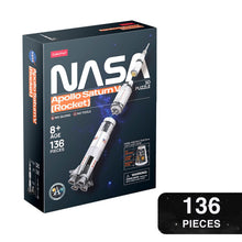 Carica l'immagine nel visualizzatore di Gallery, Nasa - Puzzle 3d Apollo Saturn V Rocket | Puzzle 3d Bambini 8 Anni e Adulti | Modellismo Da Costruire Adulti | 136 Pezzi