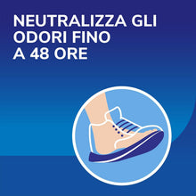 Carica l'immagine nel visualizzatore di Gallery, Dr. Scholl's, Deodorante Spray per Scarpe con Tecnologia Attiva sul Controllo degli Odori, Elimina e Protegge dai Cattivi Odori per 48h, Adatto ad Ogni Tipo di Scarpa, 3 Flaconi da 150 ml