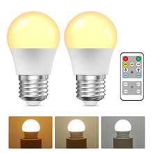 Carica l'immagine nel visualizzatore di Gallery, Lampada a LED E27 con Telecomando, 3 Colori (3000K-6000K) Lampada Dimmabile E27 per Soggiorno Camera da Letto, Lampadine
