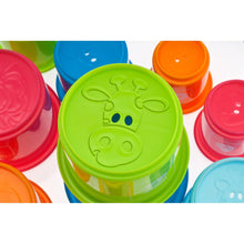 Carica l'immagine nel visualizzatore di Gallery, Chicco Gioco Tazze Impilabili, Gioco Forme e Incastri, 10 Tazze Con Dimensioni e Colori Diversi da Impilare, Con Numeri 
