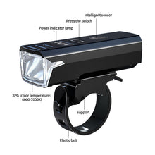 Carica l'immagine nel visualizzatore di Gallery, Chasinglee Luci Bici Ricaricabili USB,Luci Bicicletta LED Potenti Super Luminoso 2000 Lumens Luce Bici Anteriore e Posteriore ，Impermeabile IPX5 Set di luci per Bicicletta per Strada e Montagna