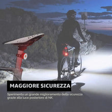 Carica l'immagine nel visualizzatore di Gallery, NK Luce posteriore a LED per bicicletta, 5 modalità di luce, ricaricabile, porta di ricarica DC5V 1A, Micro USB, IPX5 resistenza all'acqua, facile installazione (compatibilità tutte biciclette)