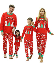 Carica l'immagine nel visualizzatore di Gallery, Kouric Pigiama Natale Famiglia, Pigiami Natalizi per Tutta la Famiglia, Pigiama Natalizio Famiglia Pigiami Natale, Girocollo Due Pezzi Natale Pajamas Set per Donna Uomo Bambino Bambina