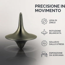 Carica l'immagine nel visualizzatore di Gallery, Trottola di Precisione Accurata, Spinner Portabile in Metallo, Giroscopio da Scrivania Bilanciato in Modo Esquisito, Tot