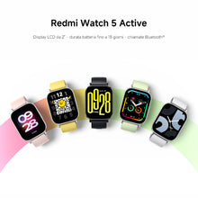 Carica l'immagine nel visualizzatore di Gallery, Xiaomi Redmi Watch 5 Active, Smartwatch con display LCD 2", Chiamate Bluetooth, Autonomia 18 giorni, Resistenza Acqua 5ATM, Monitoraggio Frequenza Cardiaca e SpO2, 140+ modalità Fitness, Nero