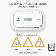 Carica l'immagine nel visualizzatore di Gallery, ELRO FC5003 Rilevatore di monnossido di carbonio con Display| Sensore di 10 anni | Batterie da 3 anni | Conforme alla No