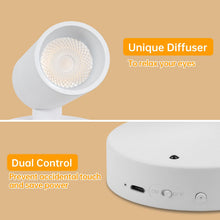 Carica l'immagine nel visualizzatore di Gallery, Dehobo Faretto LED Wireless Ricaricabile da 4000 mAh – Lampada da Parete Ricaricabile Per Interni con Tre Colori, Lumino