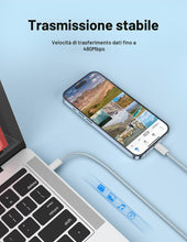Carica l'immagine nel visualizzatore di Gallery, DragonTrading - Cavo USB C a USB C, per ricarica rapida e trasferimento dati, 1 metro, 60 W, per iPhone 15, 15 Pro Max, 