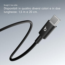Carica l'immagine nel visualizzatore di Gallery, Beats da USB-C a USB-C Cavo in tessuto intrecciato, ricarica rapida, resistente e antigroviglio, caricatore compatibile 