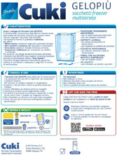 Carica l'immagine nel visualizzatore di Gallery, Cuki Gelopiù sacchetti freezer Multistrato Medi, 1 Conf. da 20 pezzi