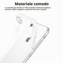 Carica l'immagine nel visualizzatore di Gallery, YLK Custodia Trasparente per iPhone SE 3/2 (2022/2020), iPhone 8/7, Morbida in Silicone TPU, Sottile, Protezione Schermo