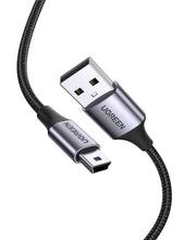 Carica l'immagine nel visualizzatore di Gallery, UGREEN Cavo USB A 2.0 a Mini B di Nylon Maschio (1M)