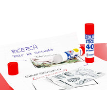 Carica l'immagine nel visualizzatore di Gallery, Osama - Colla Stick Extra Forte, Box da 10 Pezzi, 40 gr - Set Colle Stick Ideale per Cancelleria Scuola, Ufficio e Università - Scorrevole, Resistente e Adatta ai Bambini, Formula Classica