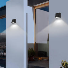 Carica l'immagine nel visualizzatore di Gallery, Applique da Parete Esterno 2 Pezzi, IP65 Lampada da Parete LED Moderno, 5W Luce Bianca 6500K Applique da Esterno per Gia
