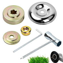 Carica l'immagine nel visualizzatore di Gallery, 6 Pezzi Ricambi Decespugliatore Kit Adattatore Tosaerba Kit di Fissaggio Decespugliatore In Metallo Dado Della Lama del 